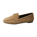 Women's British Loafers Square Toe Gommino