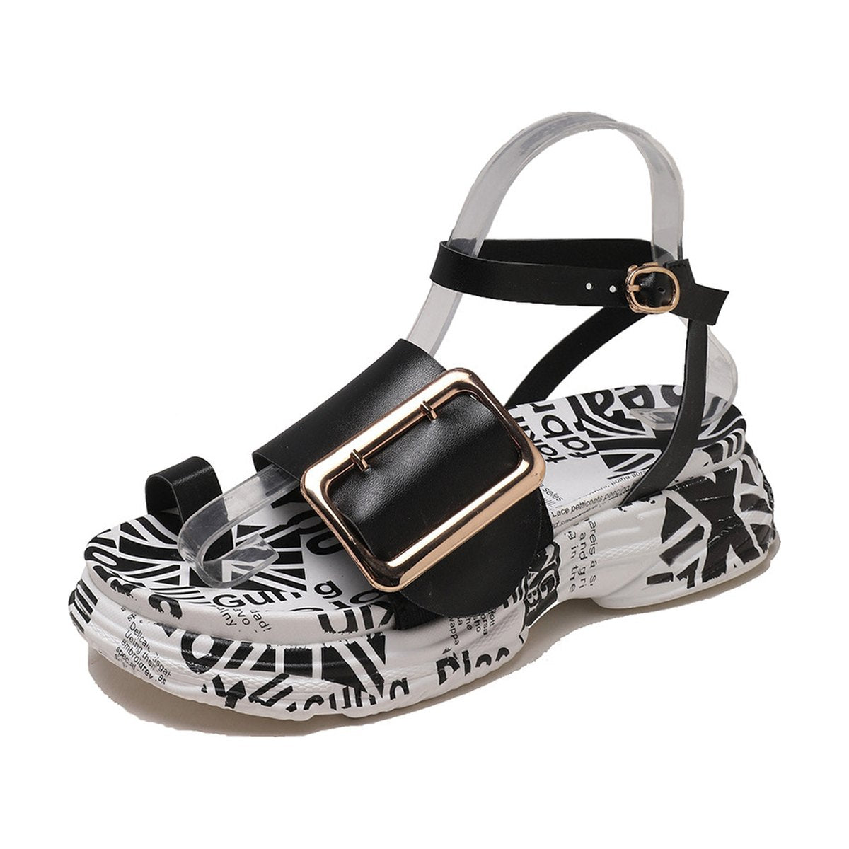 Women's Buckle Casual Sandals