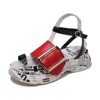 Women's Buckle Casual Sandals