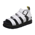 Women's Buckle Sandals Flat Platformthick Bottom Shoes