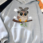 Women's Cartoon Hooded Sweatshirt