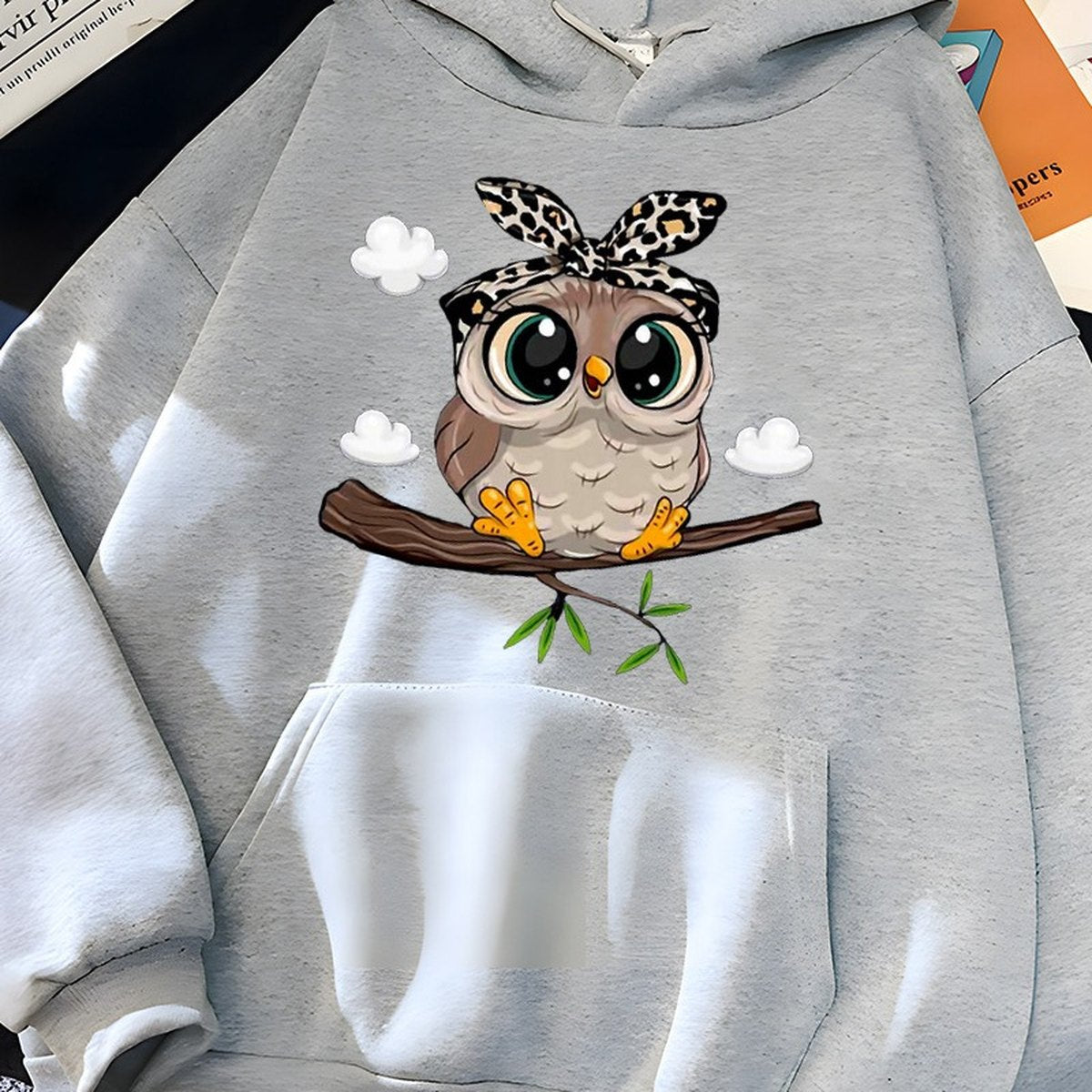 Women's Cartoon Hooded Sweatshirt