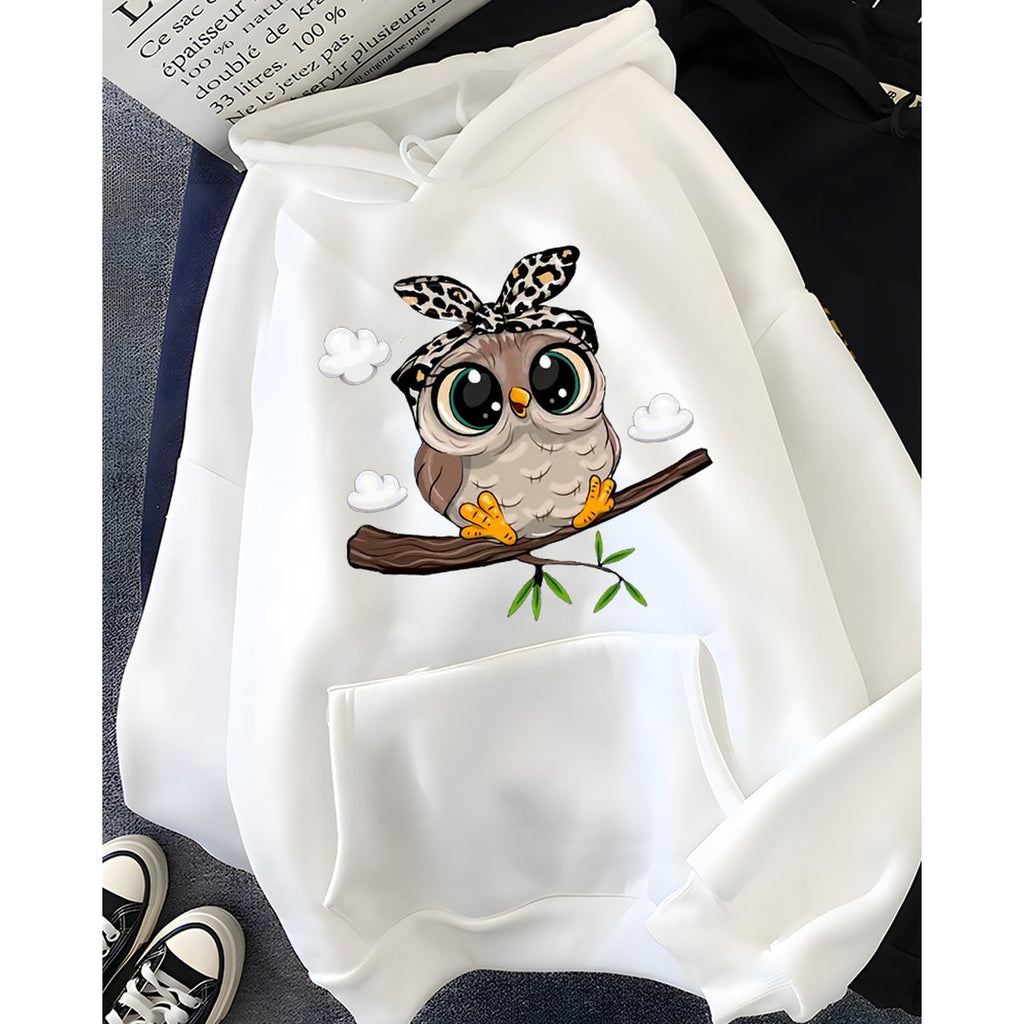 Women's Cartoon Hooded Sweatshirt