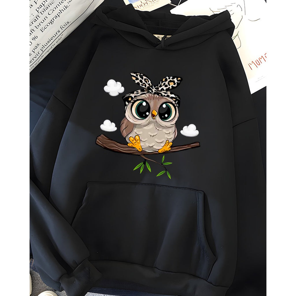 Women's Cartoon Hooded Sweatshirt