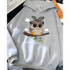 Women's Cartoon Hooded Sweatshirt