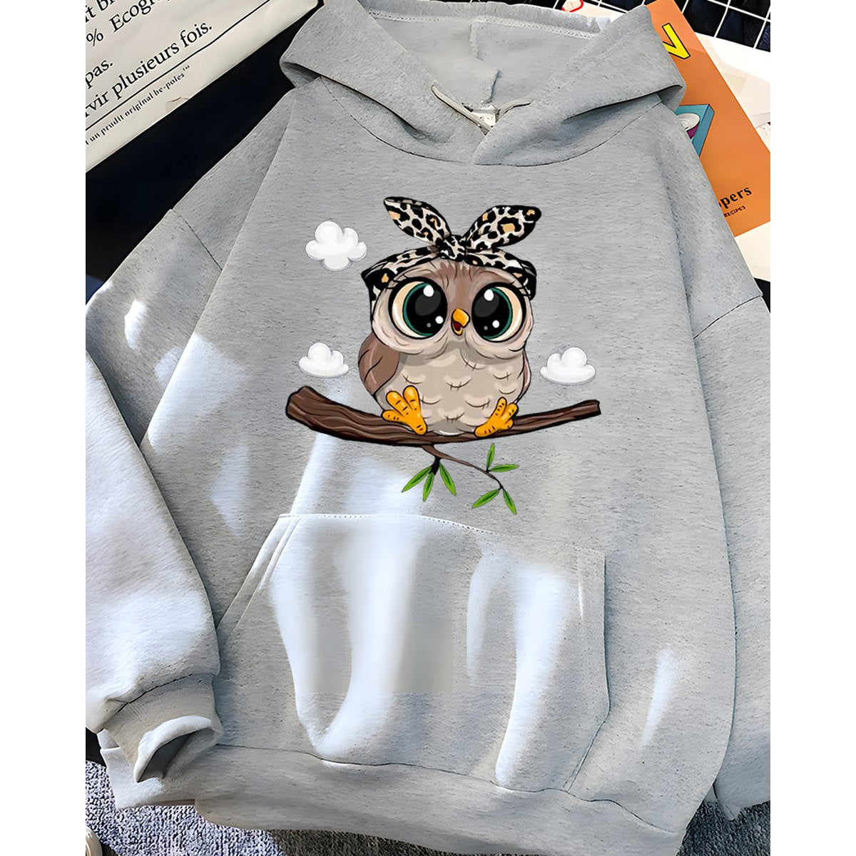 Women's Cartoon Hooded Sweatshirt