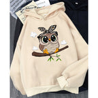 Women's Cartoon Hooded Sweatshirt
