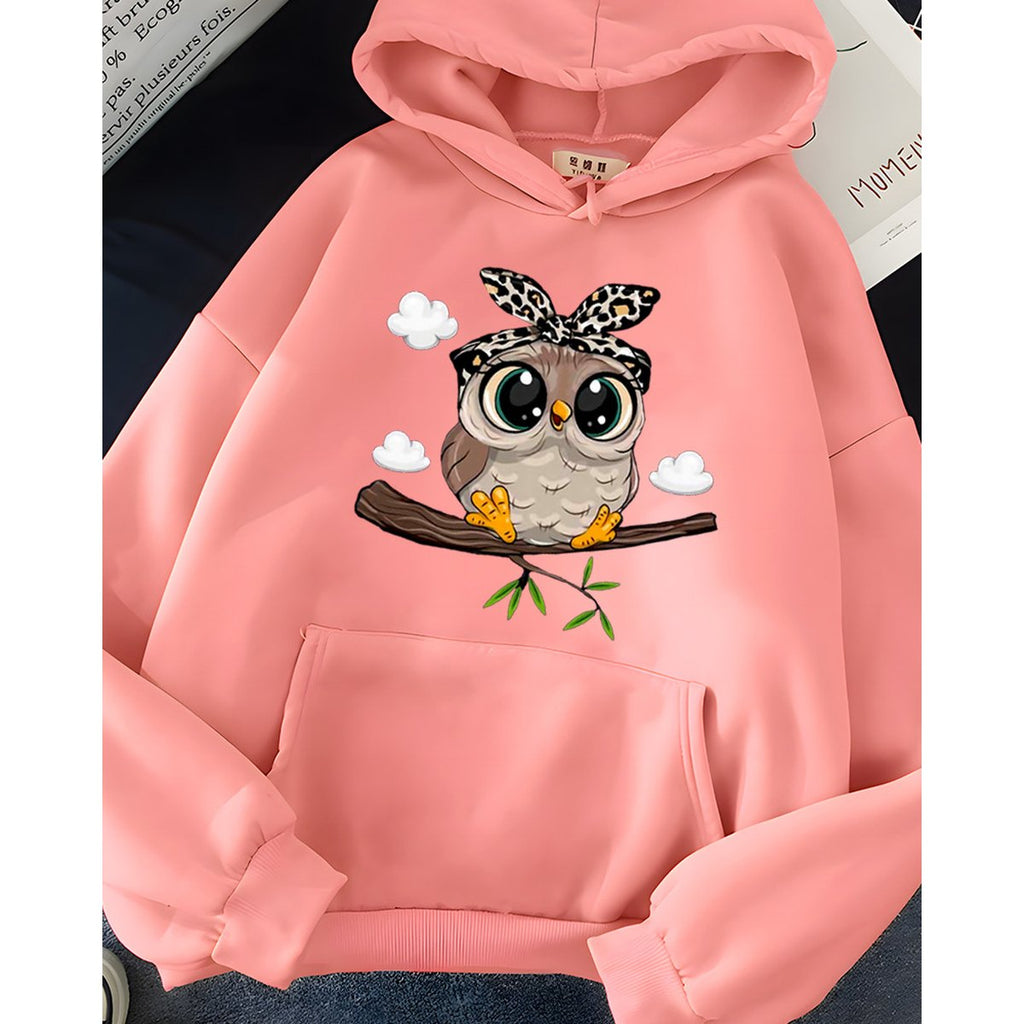 Women's Cartoon Hooded Sweatshirt