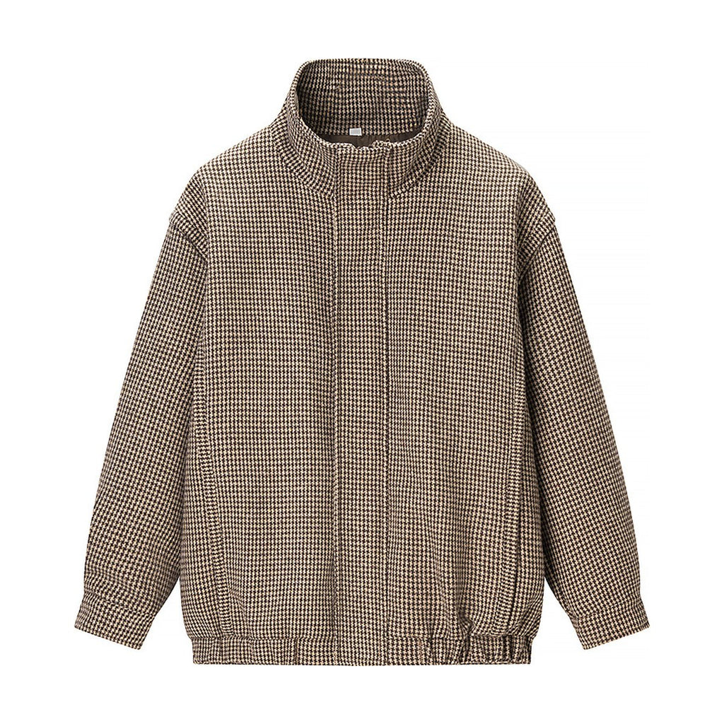 Women's Casual Plaid Pilot Jacket