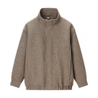 Women's Casual Plaid Pilot Jacket