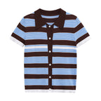Women's Casual Short-sleeve Knit Top