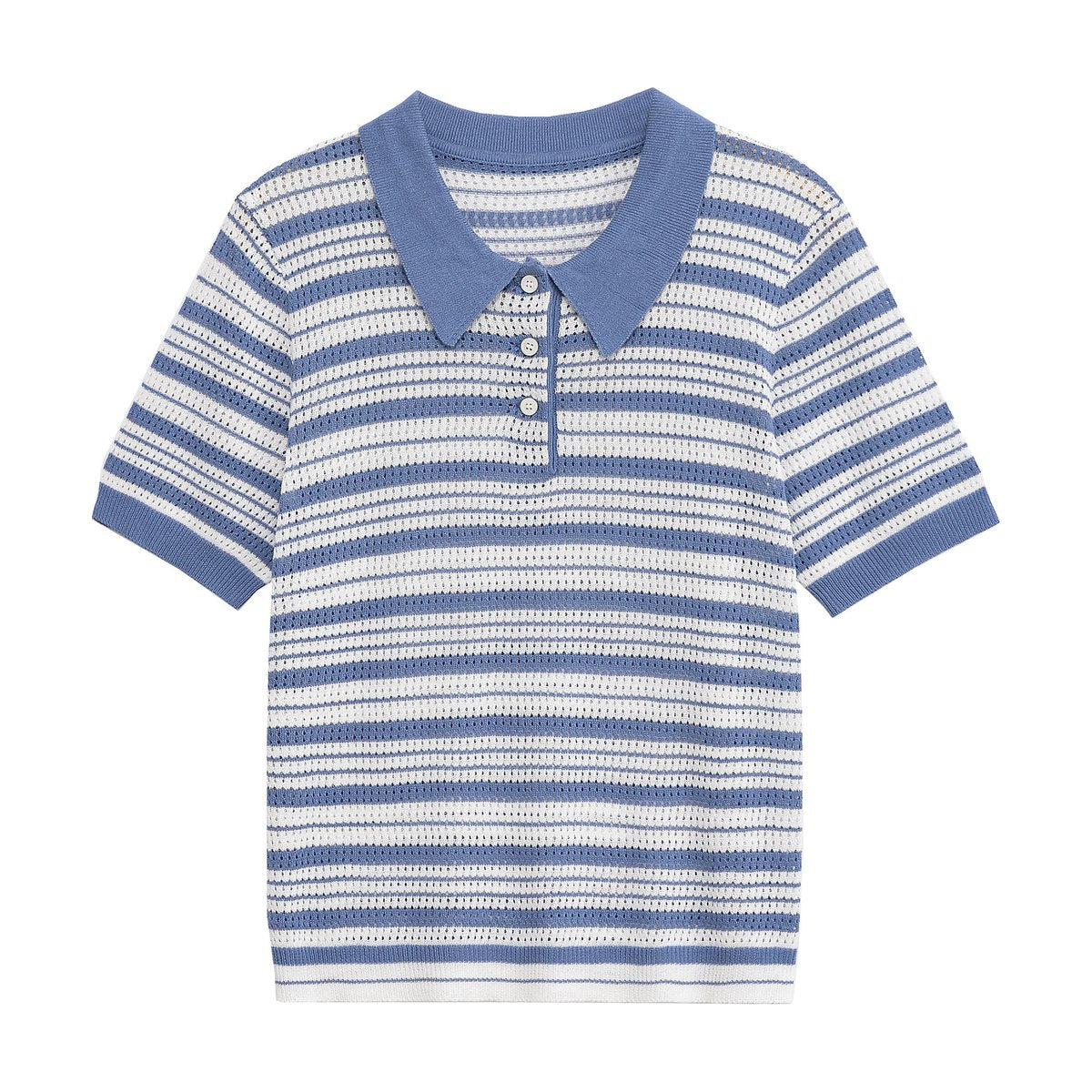 Women's Casual Short-sleeve Knit Top