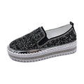 Women's Casual Single Shoes Flat Bottom Spot Loafers