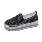 Women's Casual Single Shoes Flat Bottom Spot Loafers