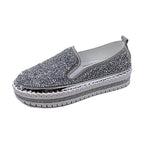 Women's Casual Single Shoes Flat Bottom Spot Loafers