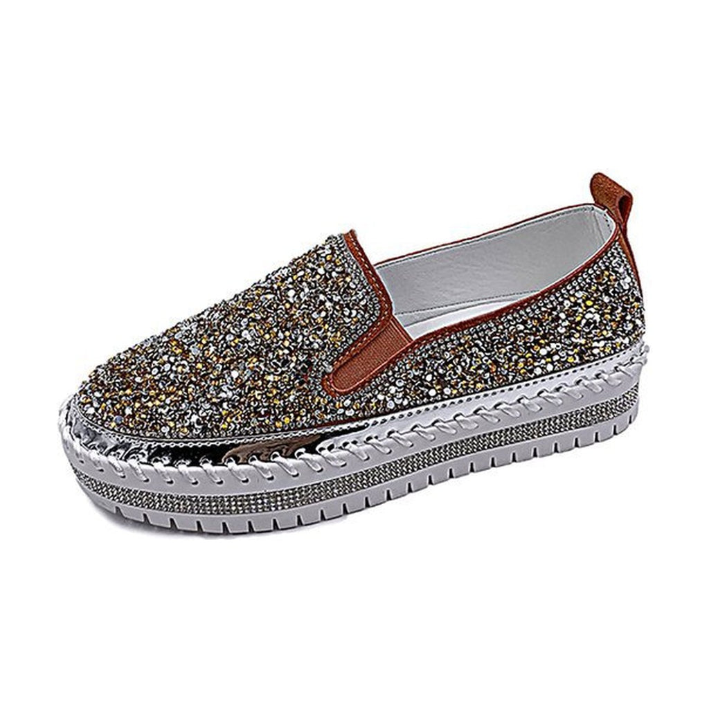 Women's Casual Single Shoes Flat Bottom Spot Loafers