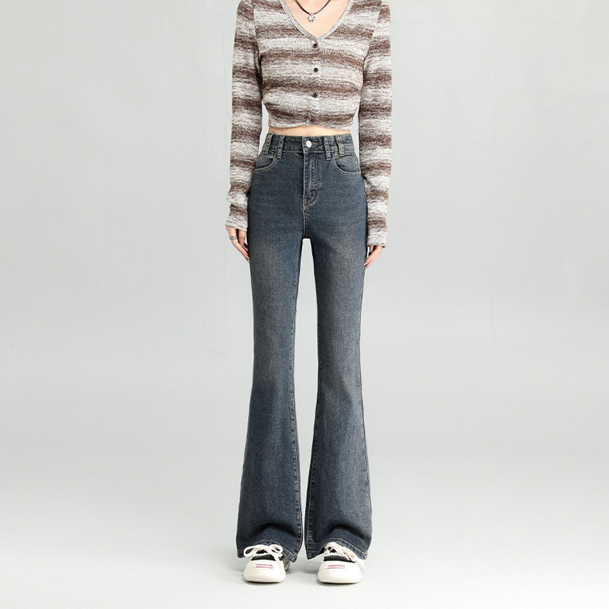 Women's Cement Gray Jeans