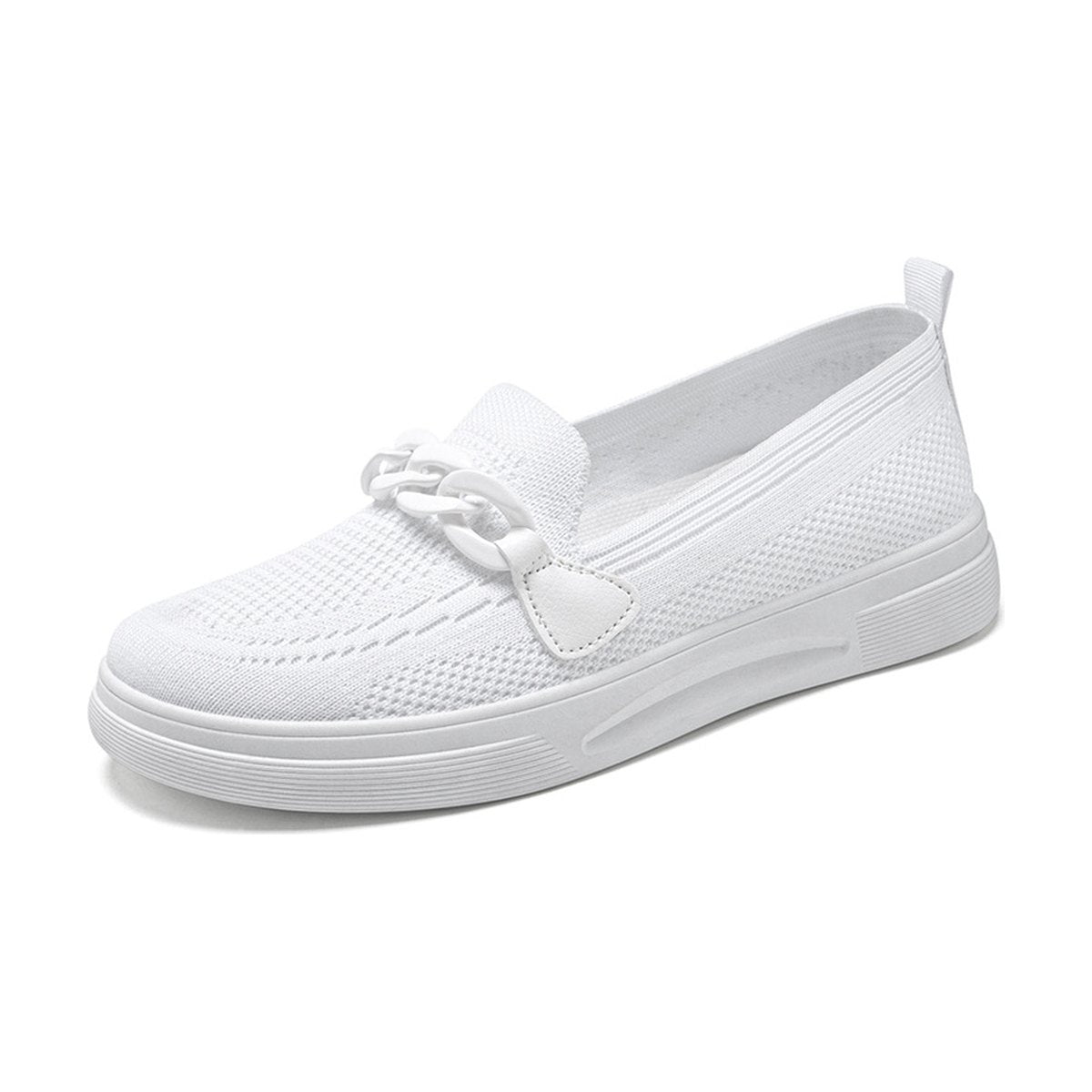 Women's Chain Detail Slip-On Flats