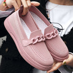 Women's Chain Detail Slip-On Flats