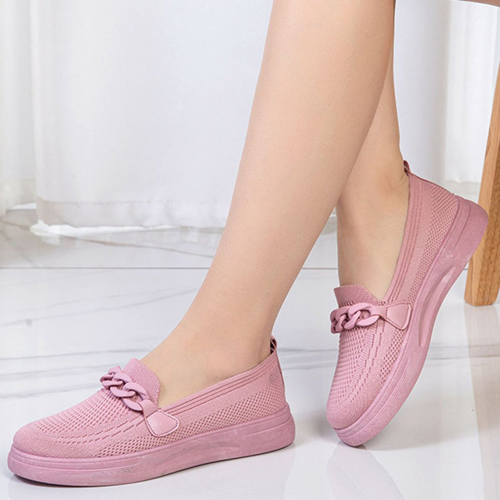 Women's Chain Detail Slip-On Flats