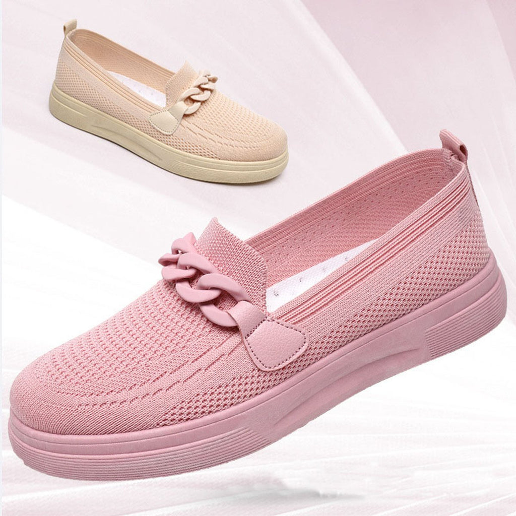 Women's Chain Detail Slip-On Flats
