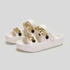 Women's Chains Thick-soled Slippers Indoor Floor House Shoes