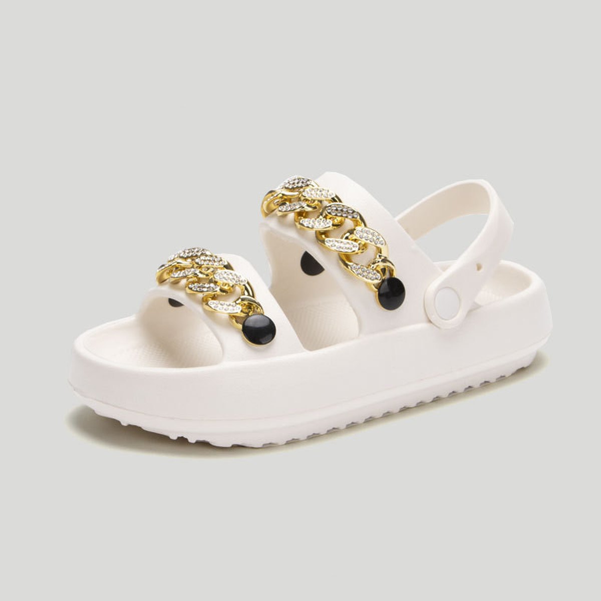 Women's Chains Thick-soled Slippers Indoor Floor House Shoes