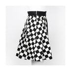 Women's Checked Pleated Skirt