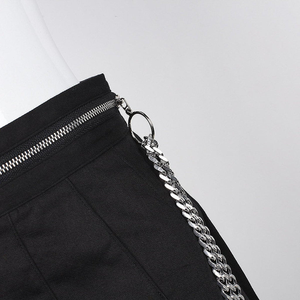 Women's Checked Pleated Skirt