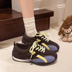Women's Classic Elegant Round Toe Block Low Heel