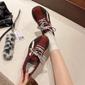 Women's Classic Elegant Round Toe Block Low Heel