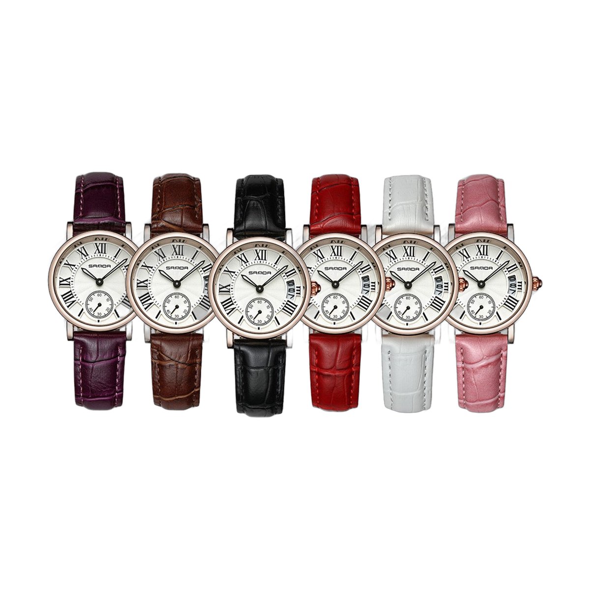 Women's Classic Leather Strap Watch