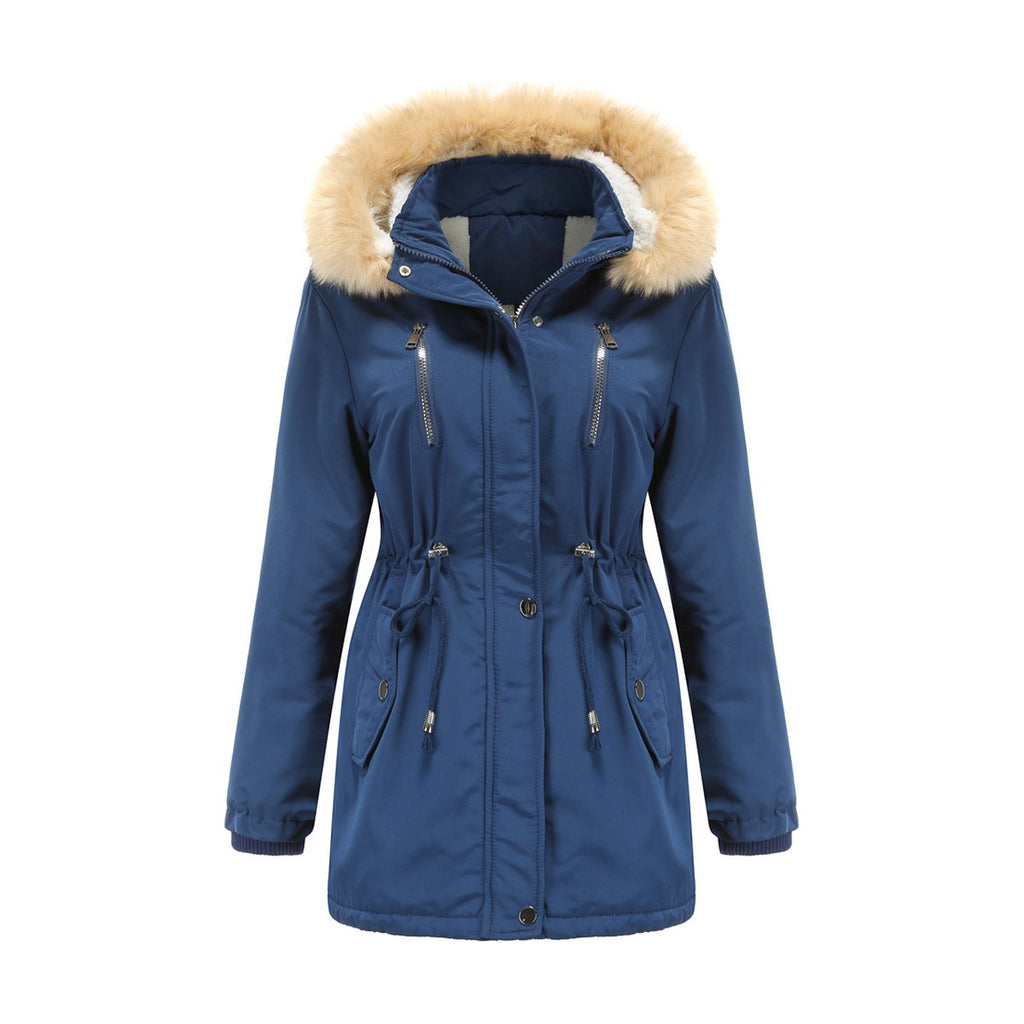 Women's Coat Detachable Hooded Feece Jacket