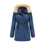 Women's Coat Detachable Hooded Feece Jacket