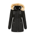 Women's Coat Detachable Hooded Feece Jacket
