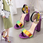 Women's Color Cool High Heel Sandals
