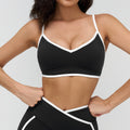 Women's Contrast-color Yoga Fitness Sports Bra