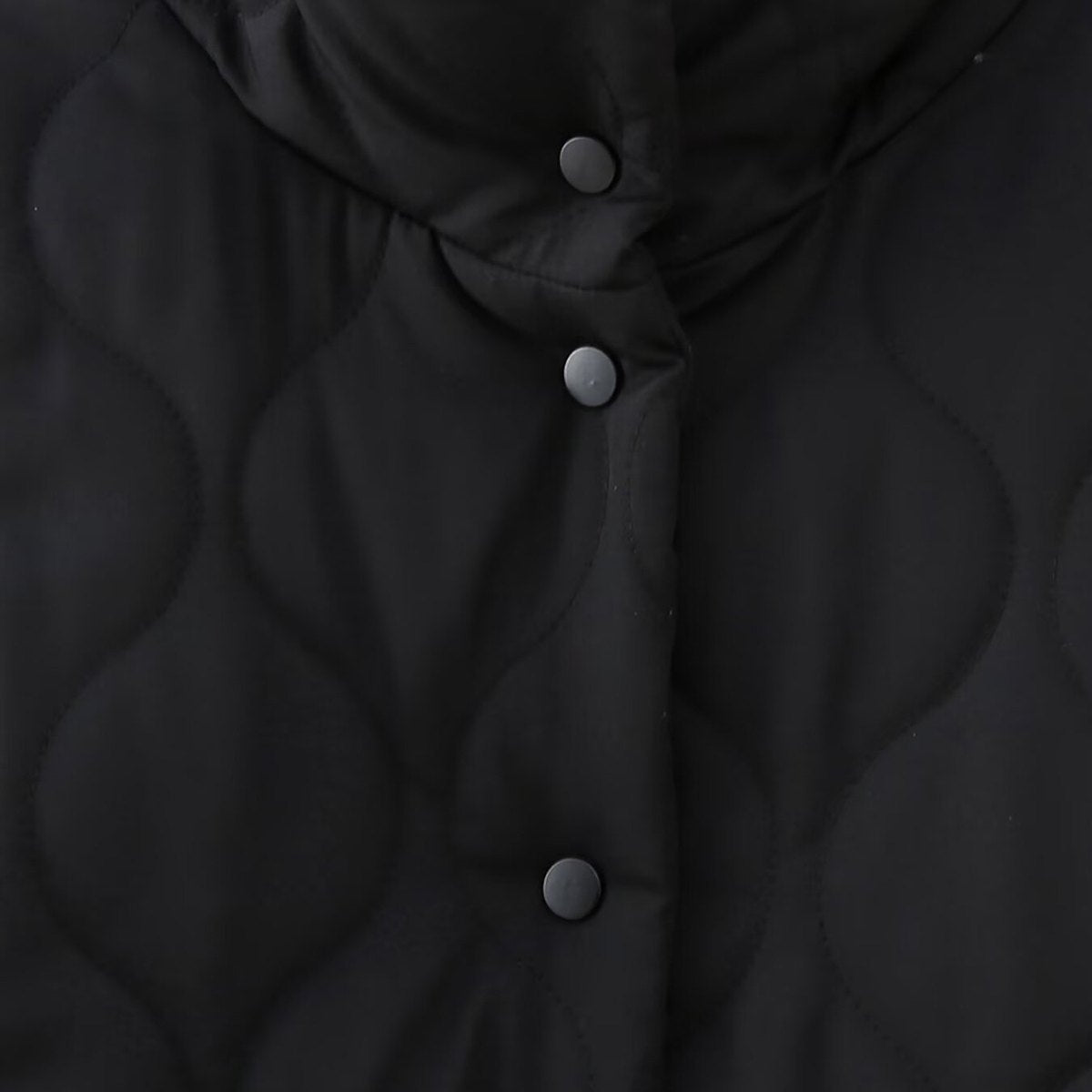 Women's Cotton Puffer Jacket Bow-tie Pockets