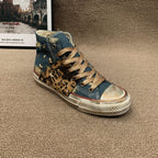 Women's Cowboy Rivet High Top Canvas Shoes