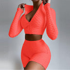 Women's Crop Top & Shorts Set