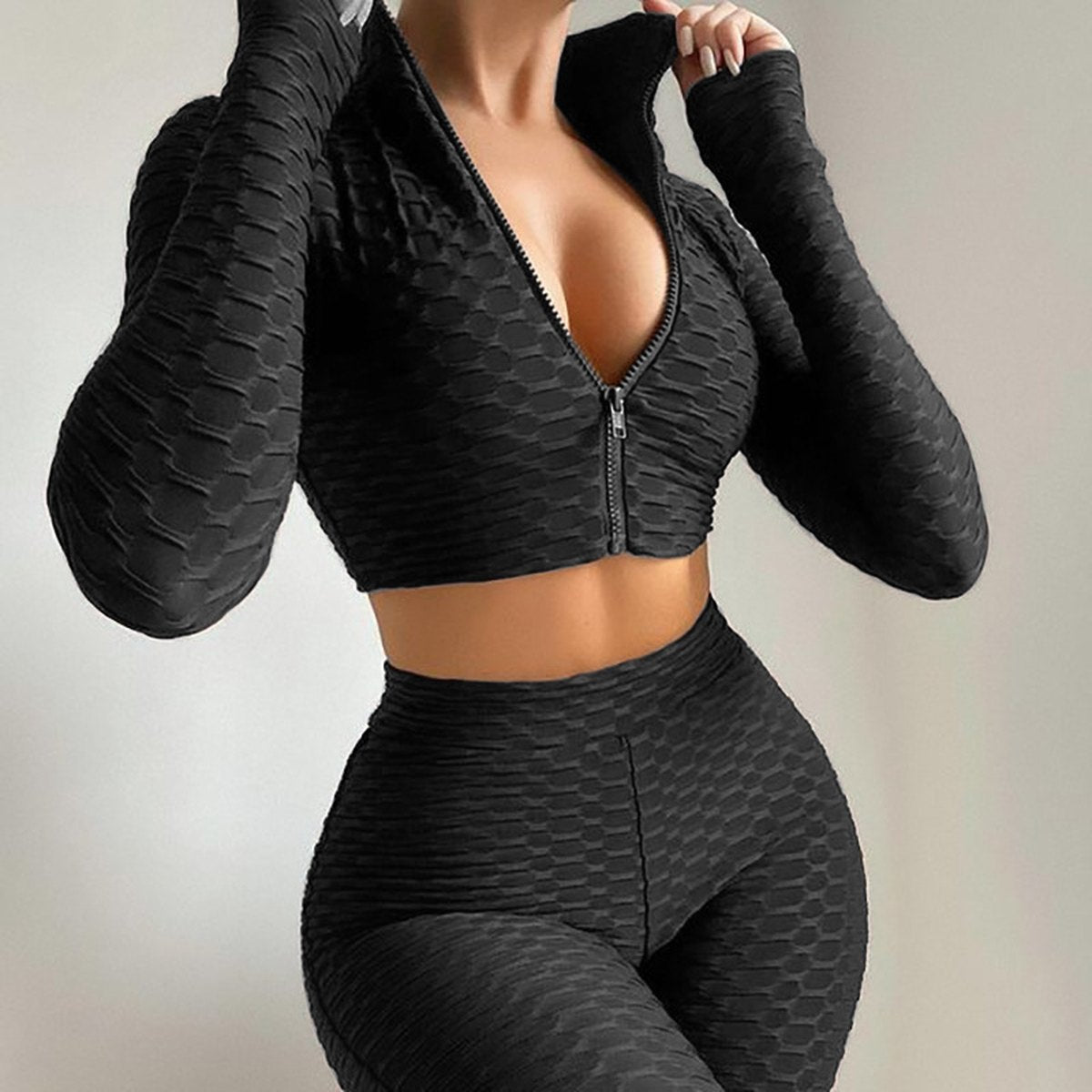 Women's Crop Top & Shorts Set