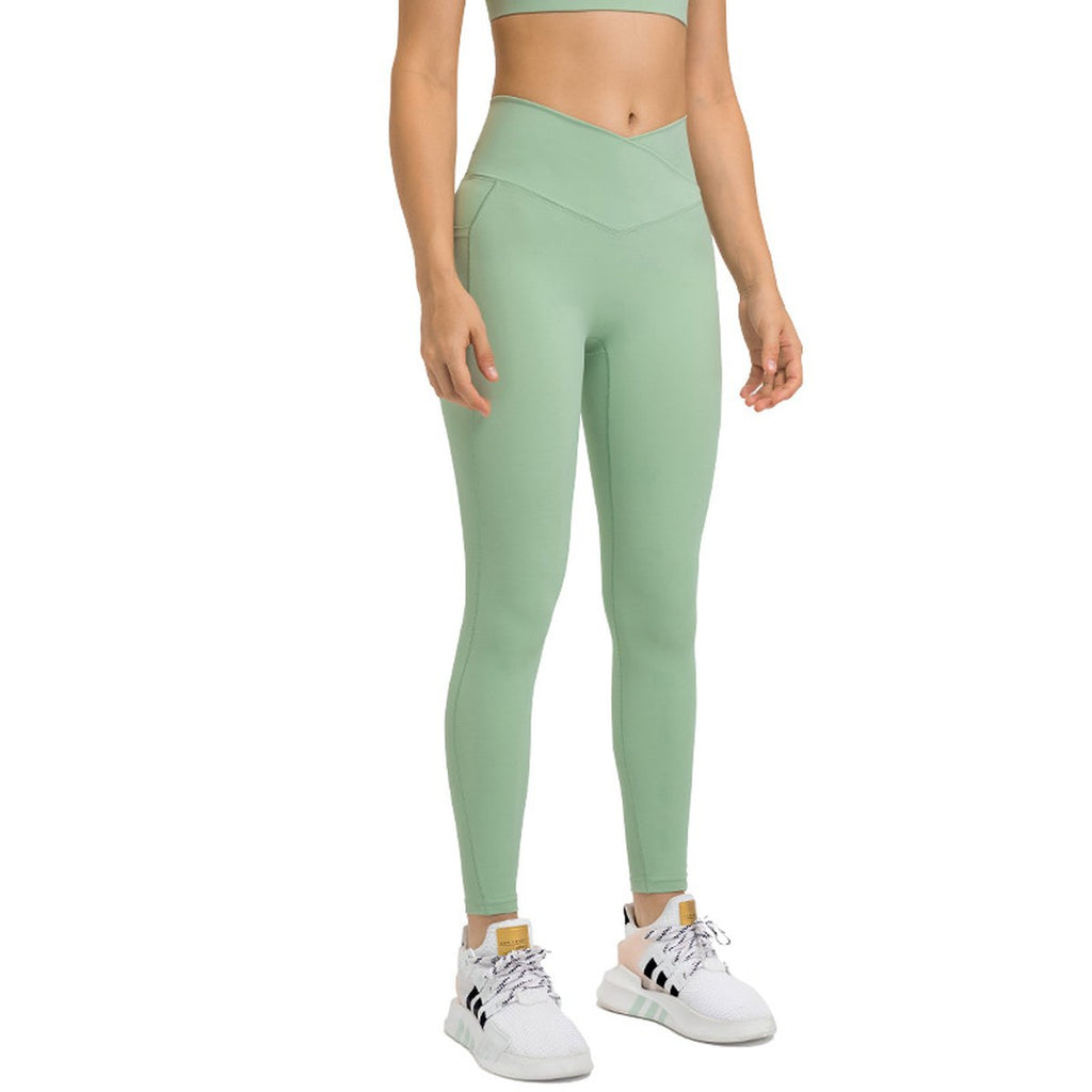 Women's Cross-waistband Athletic Leggings