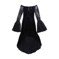 Women's Dark Retro Evening Dress