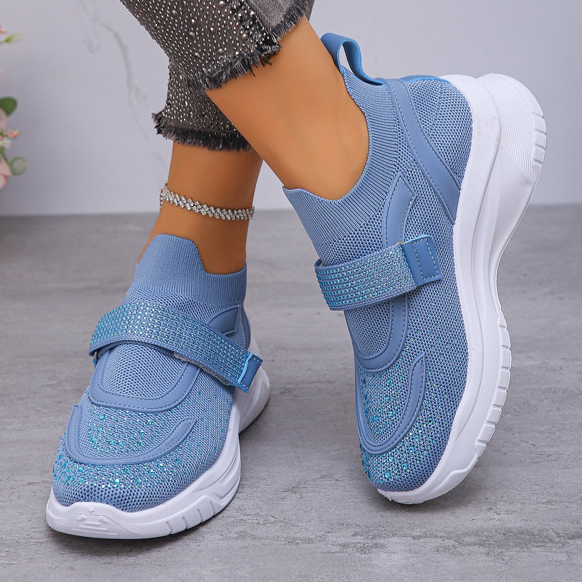 Women's Deep-soled Breathable Wedge Sneakers
