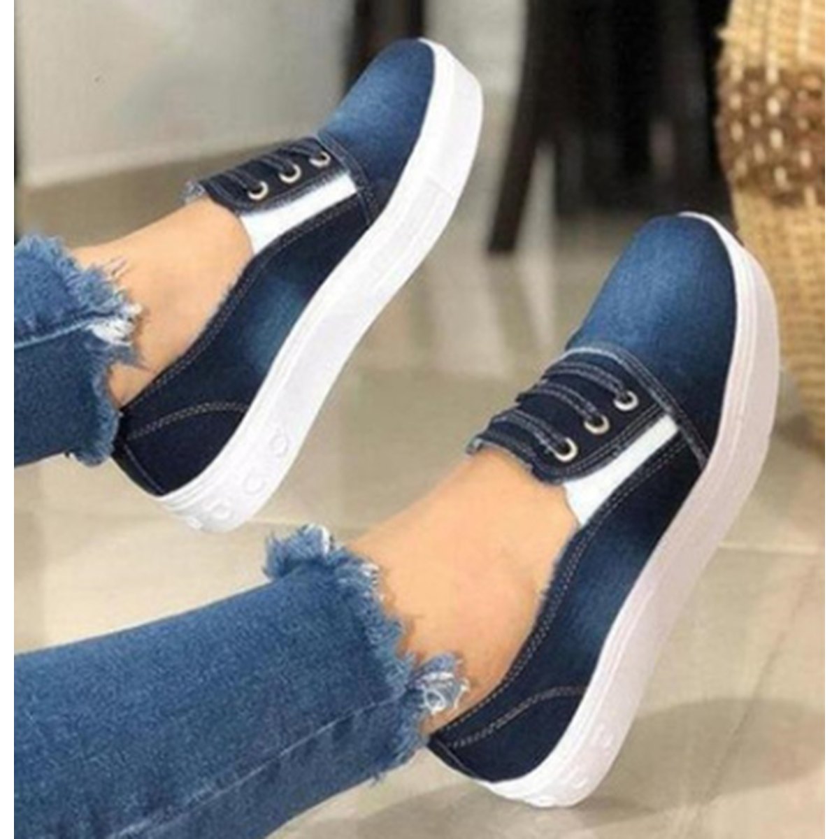 Women's Denim Canvas Shoes