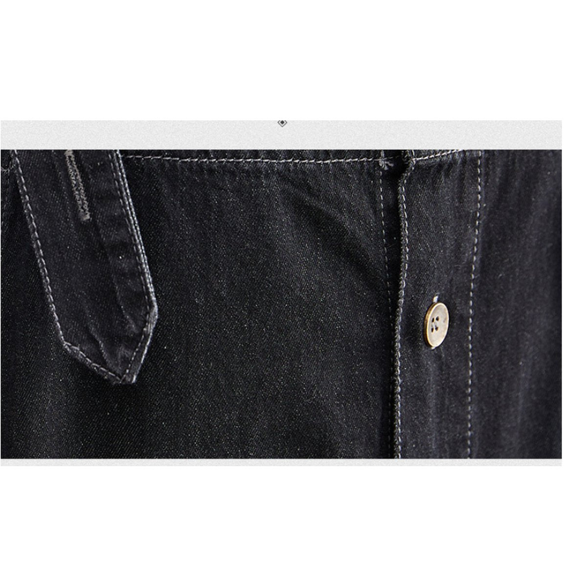 Women's Denim Print Strap Skirt