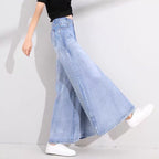 Women's Drop Wide Leg Jeans Skirt