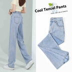 Women's Elastic Waist Lyocell Jeans