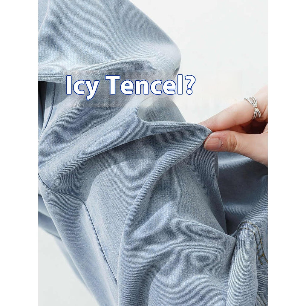 Women's Elastic Waist Lyocell Jeans