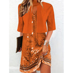 Women's Elegant Two-piece Dress Set